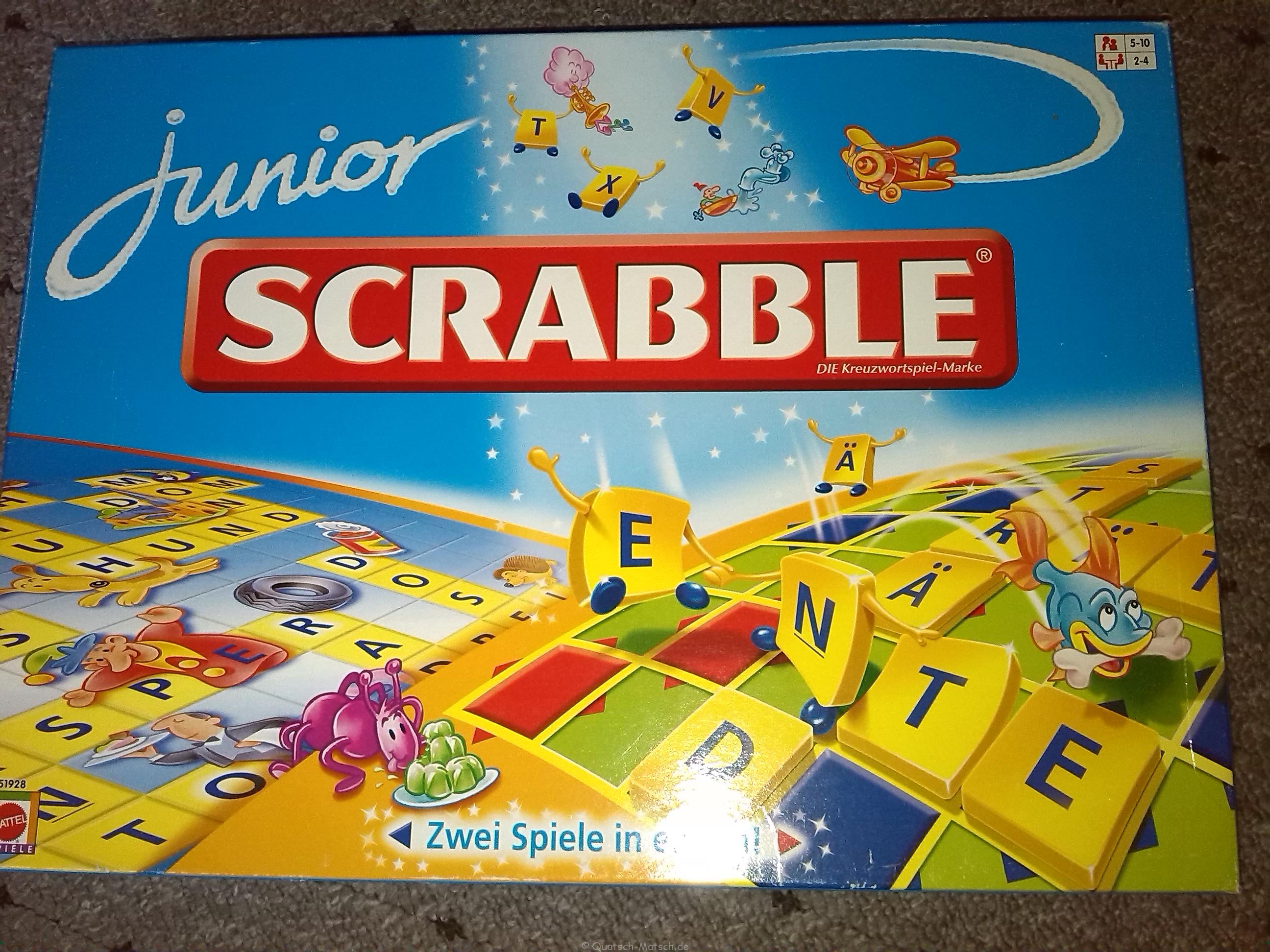 Scrabble Junior von Mattel im Spieletest