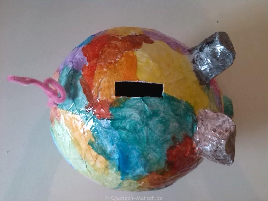 Sparschwein aus Pappmache