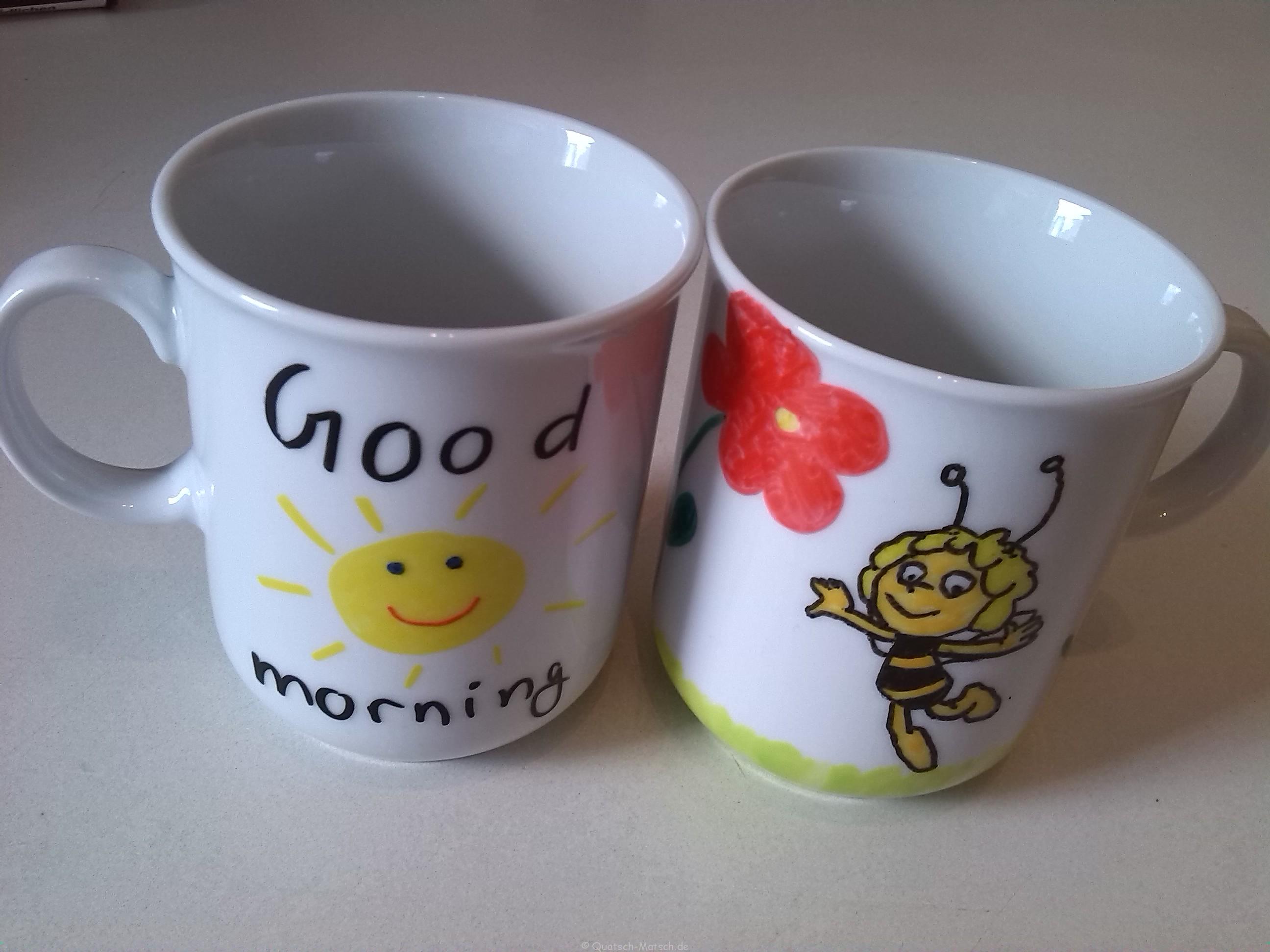 Porzellan Tassen selbt gestalten – Schönes Geschenk