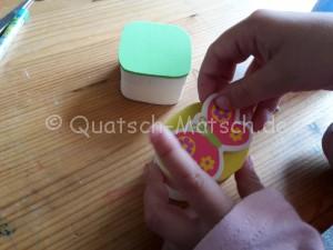 Moosgummi gestalten Bastelanleitungen