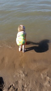 In der Elbe baden
