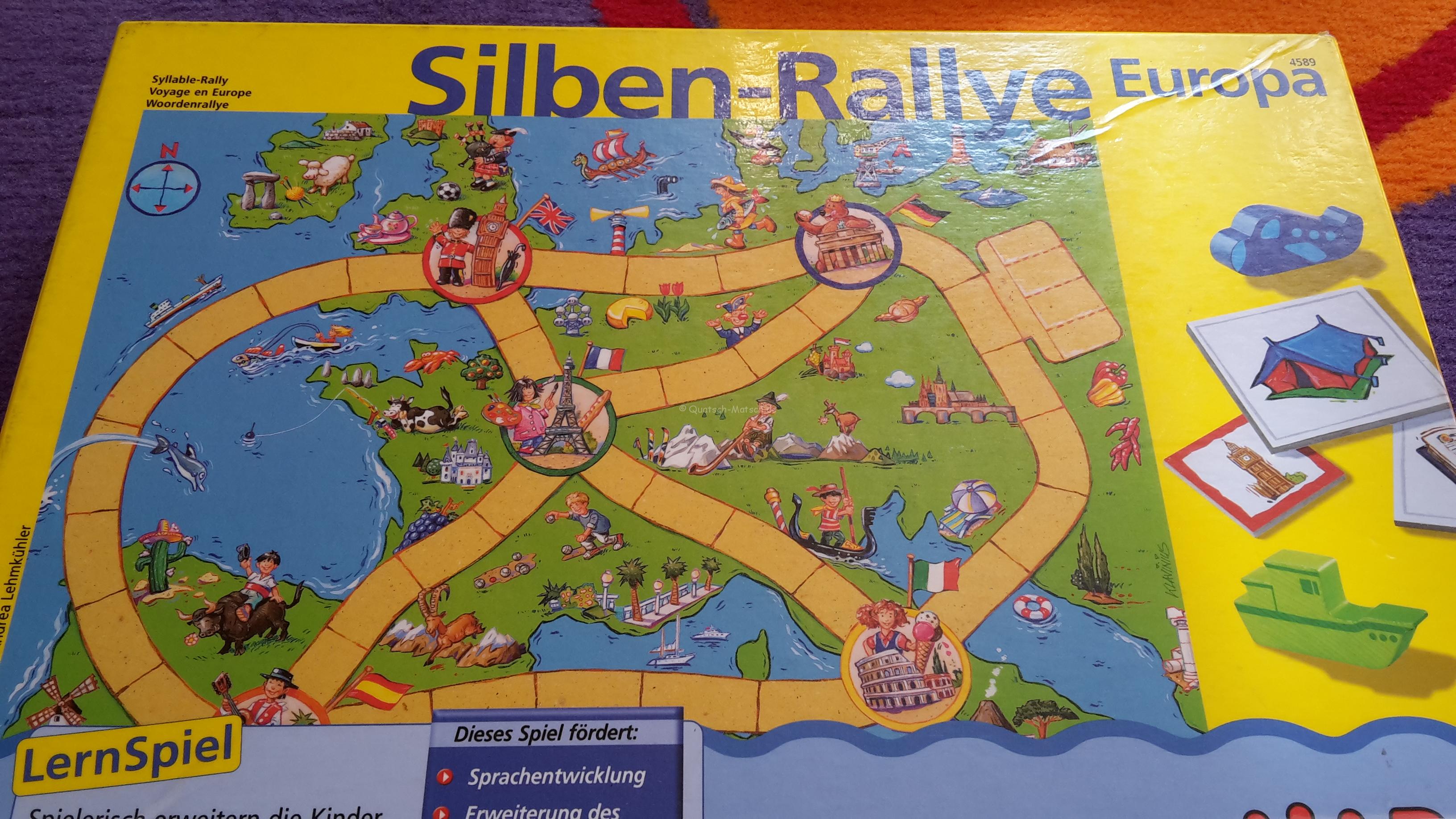 Silben-Rallye Europa von HABA im Spieletest
