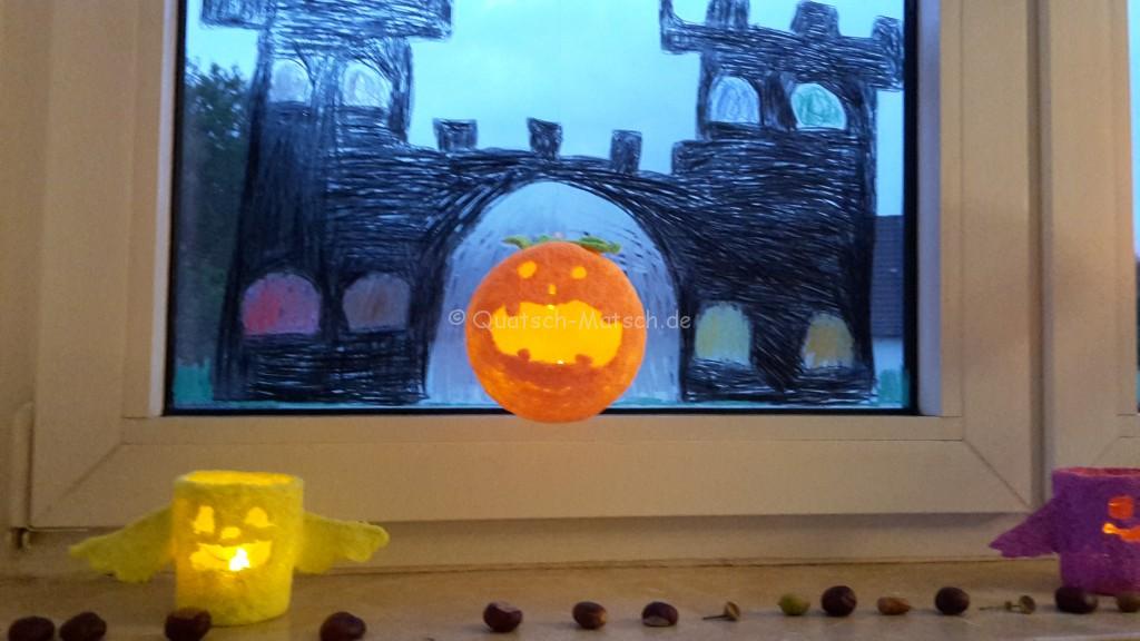 Halloween Deko mit Foam Clay