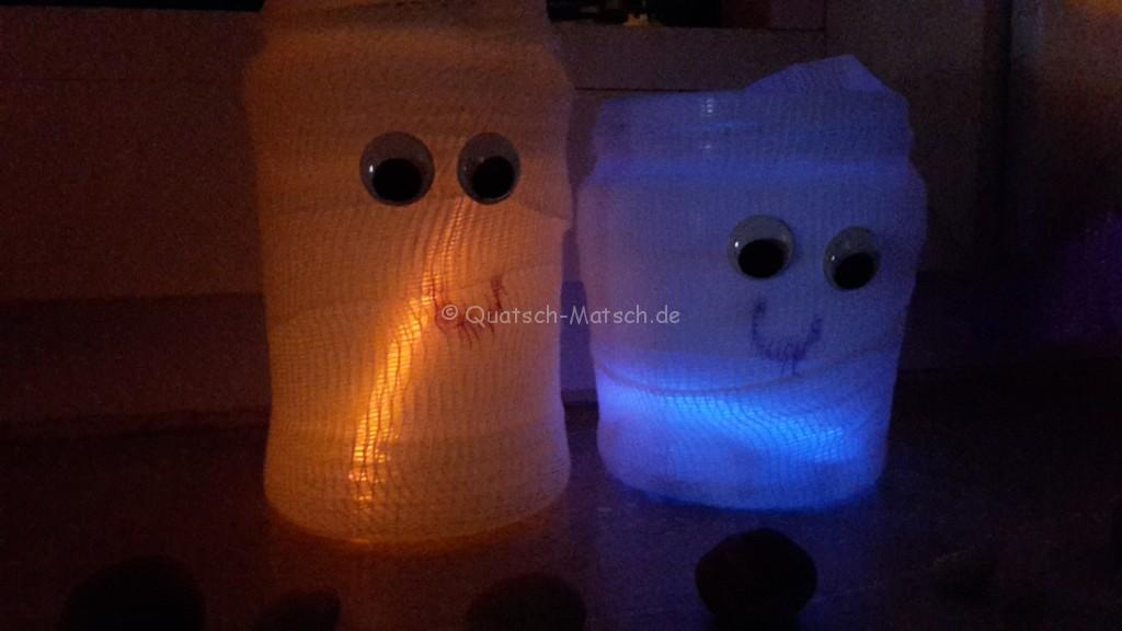 Mumien Deko Windlicht Halloween