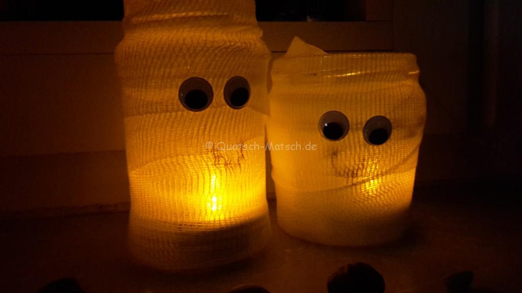 Windlicht Halloween Tischdeko