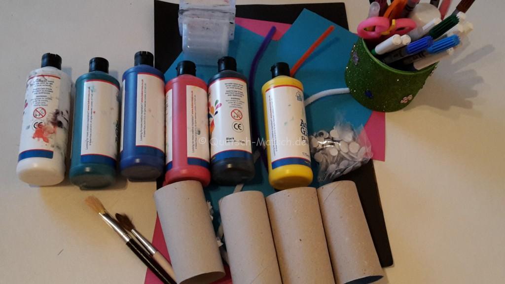 Basteln mit Toilettenpapierrollen
