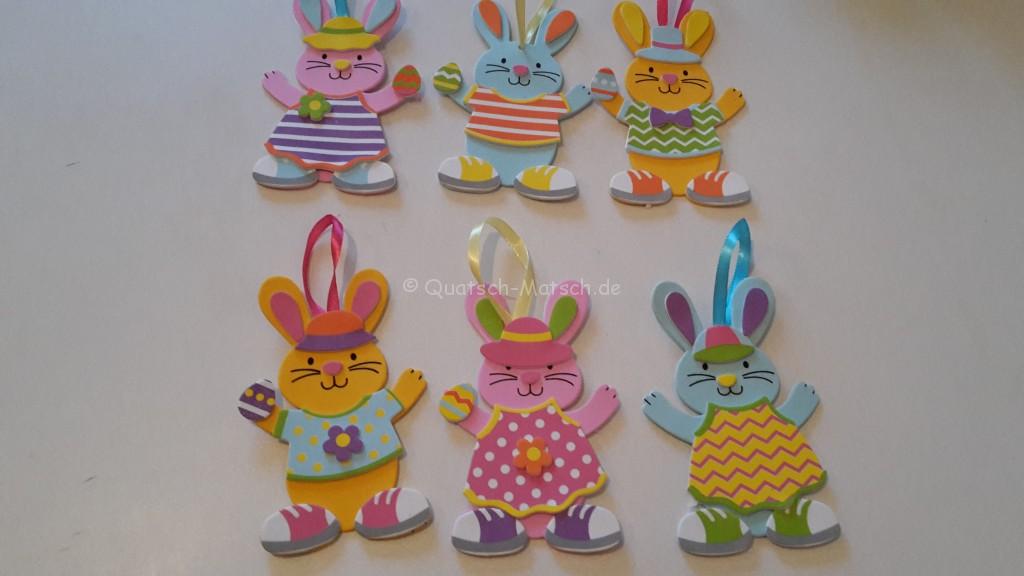 Osterhasen aus Moosgummi