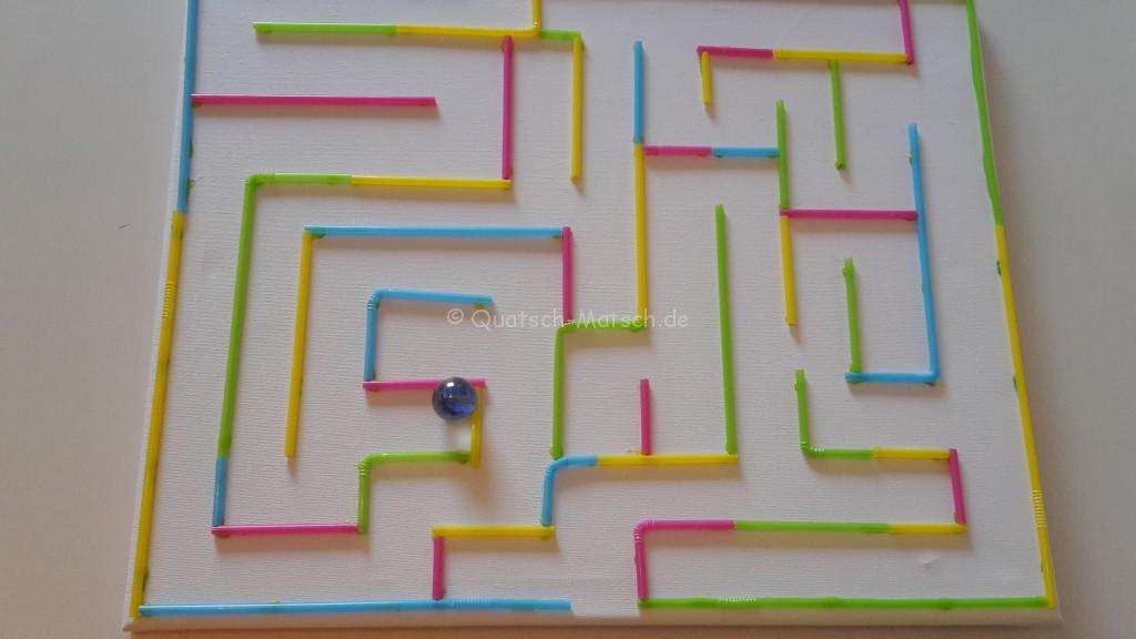 Labyrinth selber machen bastelanleitung