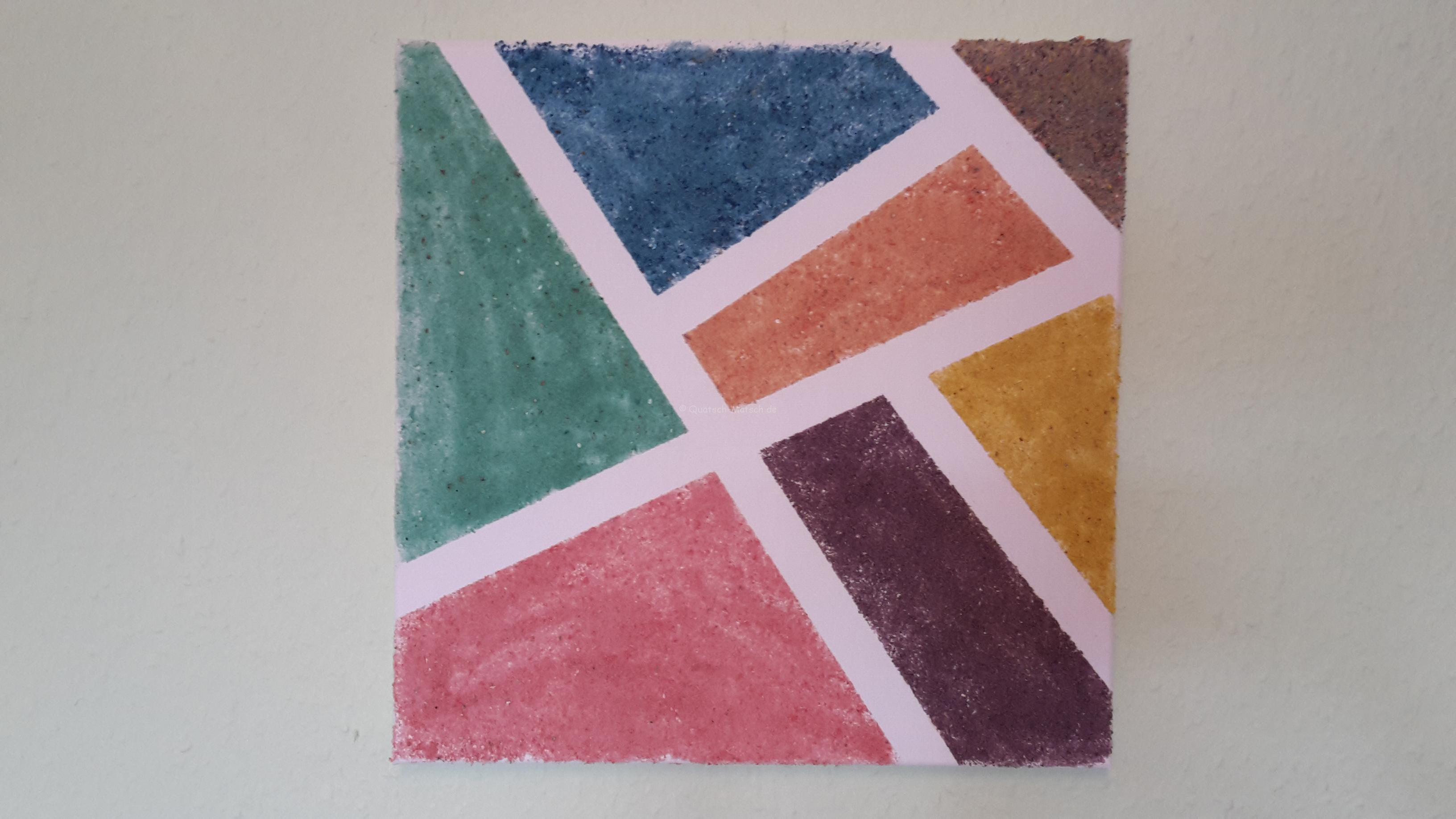 Sandbild für die Wand – DIY