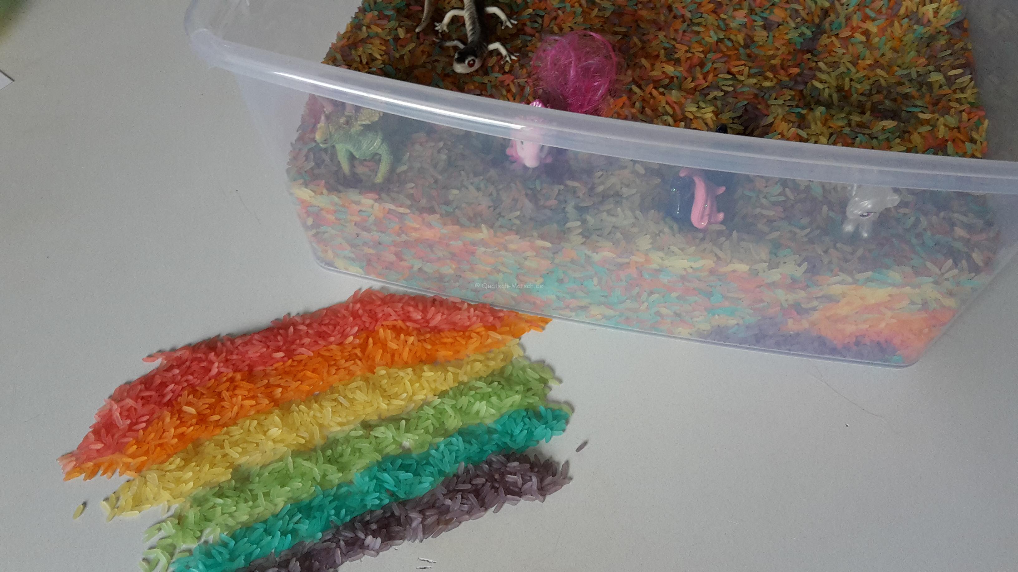 Regenbogen Reis selber machen – DIY