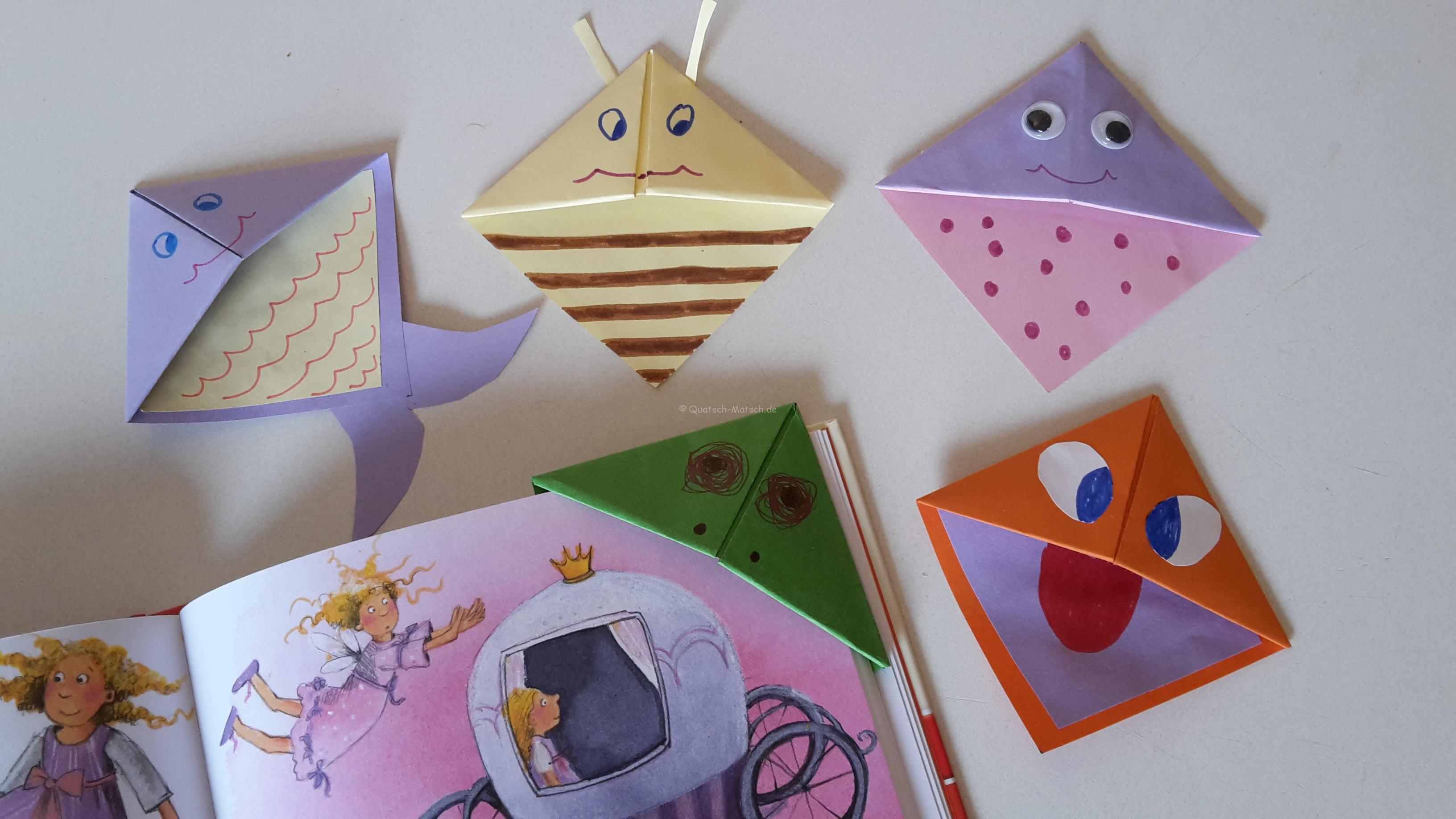 Lesezeichen Ecken selber machen – DIY