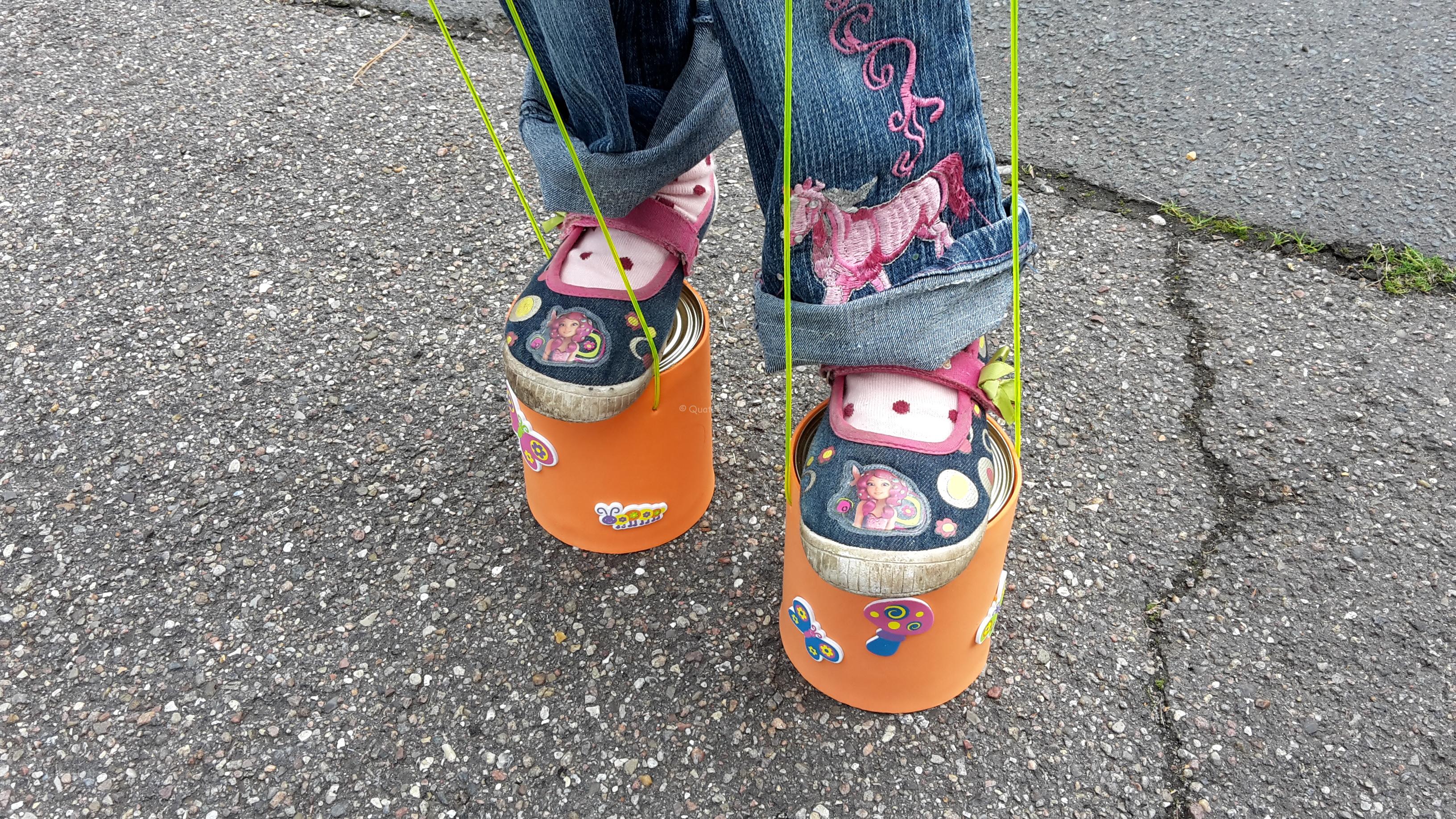 Dosenstelzen selber machen – Upcycling