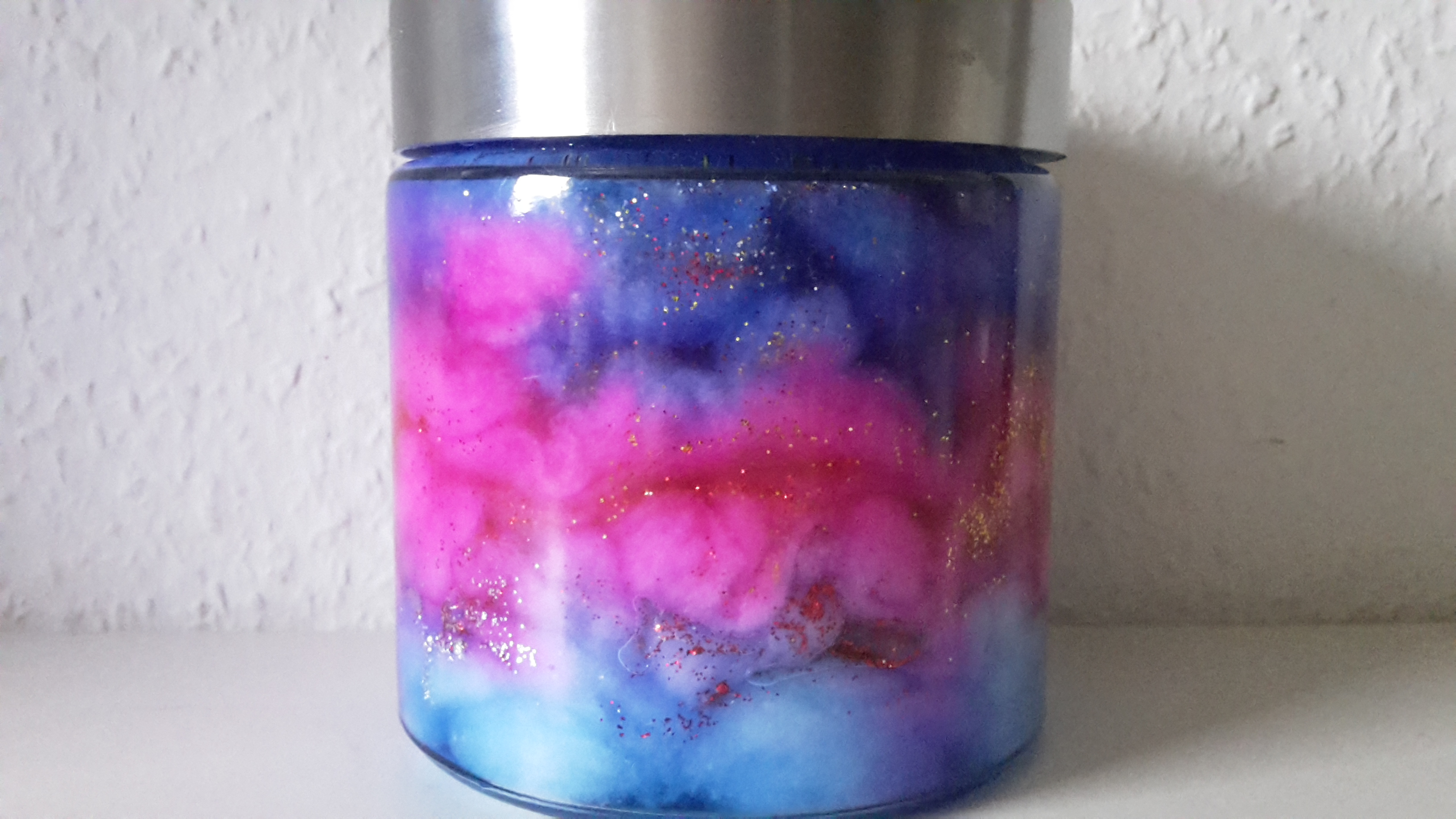 Eine Galaxy im Glas – DIY