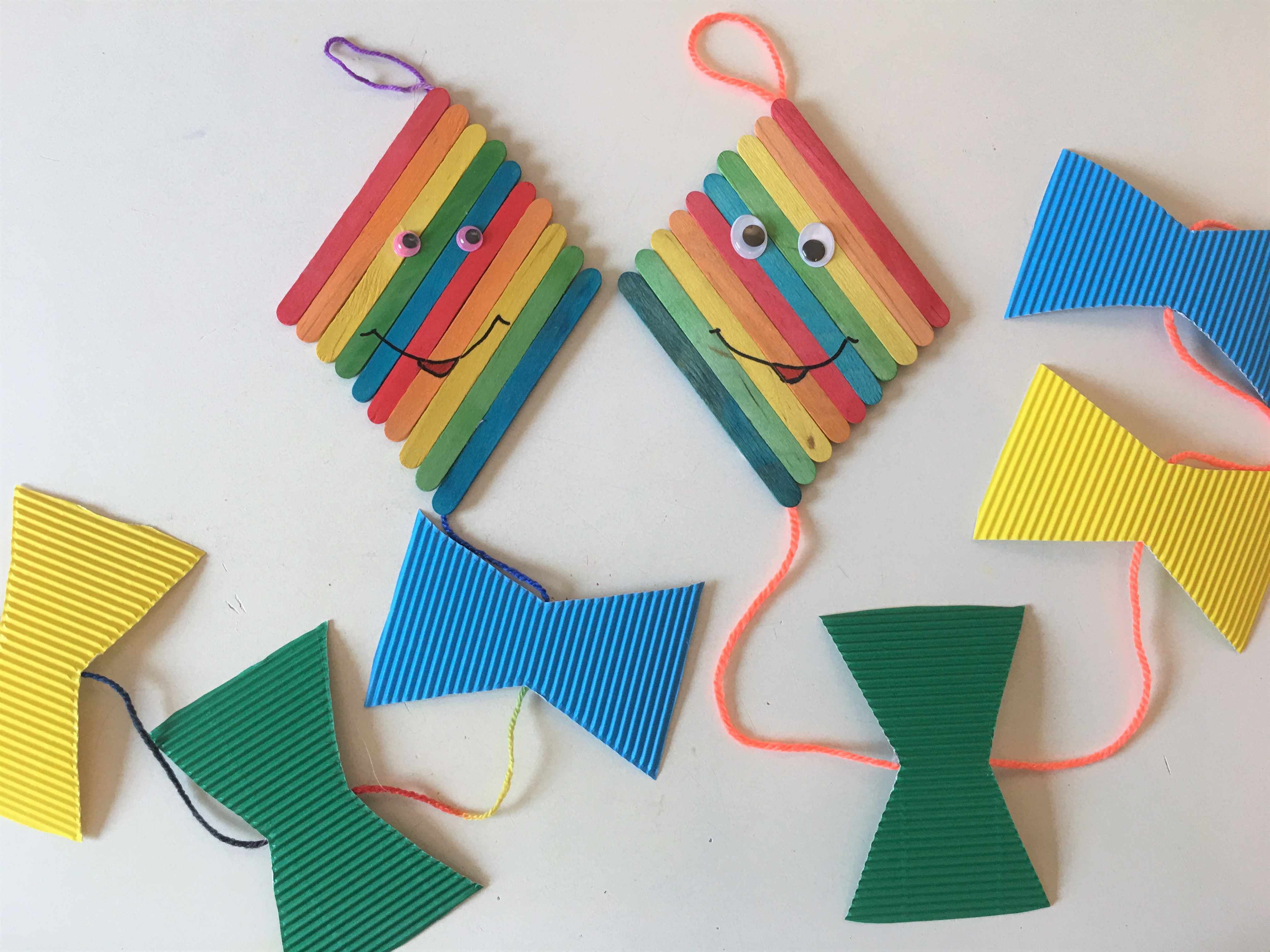 herbst drache basteln kinder kindergarten