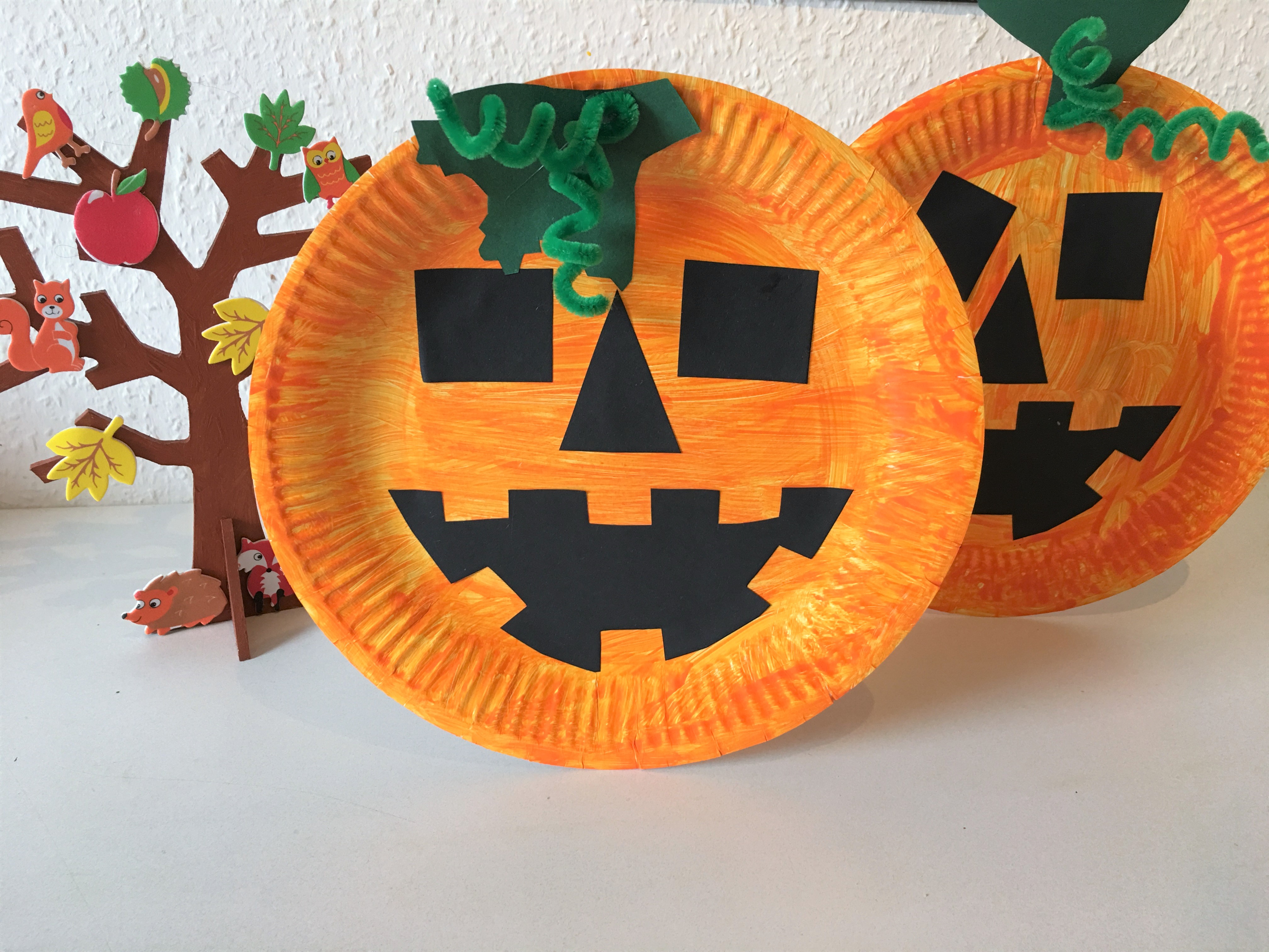 basteln halloween herbst