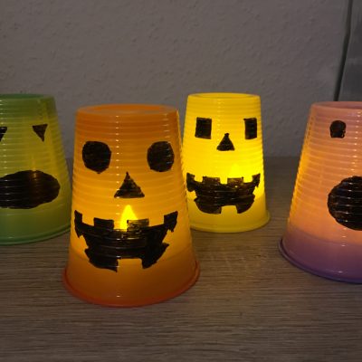 Kleine Grusellichter für Halloween