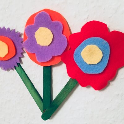 Frühlingsblumen die nicht verwelken – Basteln im Frühling