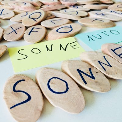 Wörter legen – Montessori