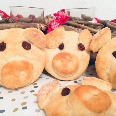 Glücksschweine zum essen – Silvester mit Kindern