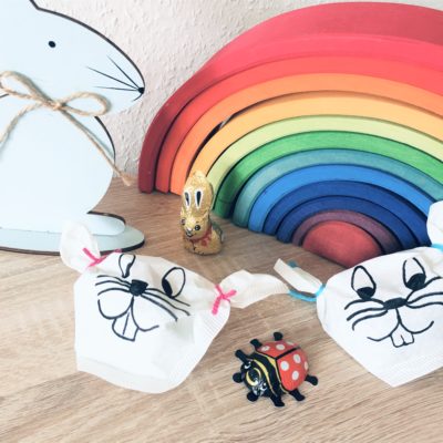 Osternest aus Filtertüten – Basteln für Ostern