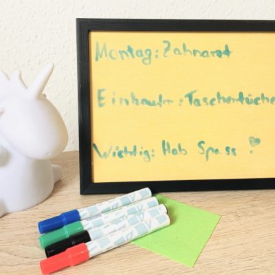 Ein Memo Board aus einem Bilderrahmen basteln – Life Hack