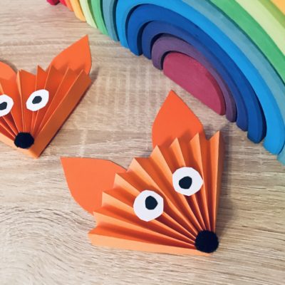 Fuchs aus Papier basteln – Basteln im Herbst