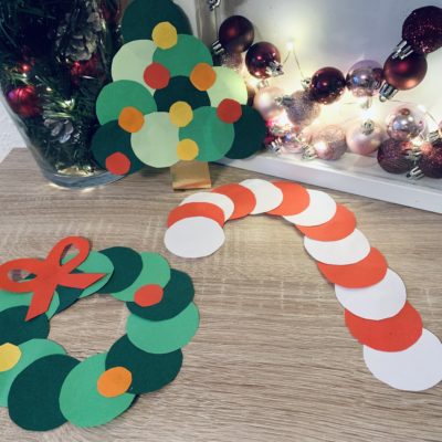 Weihnachtsbastelei mit Papier – Basten mit Kindern
